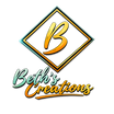 Logo for 'Beth's Creations' with a stylized 'B' and colorful text on a white background